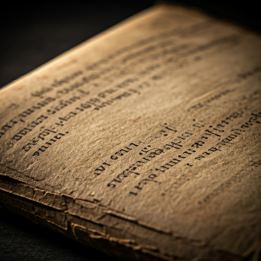 Ancient manuscript